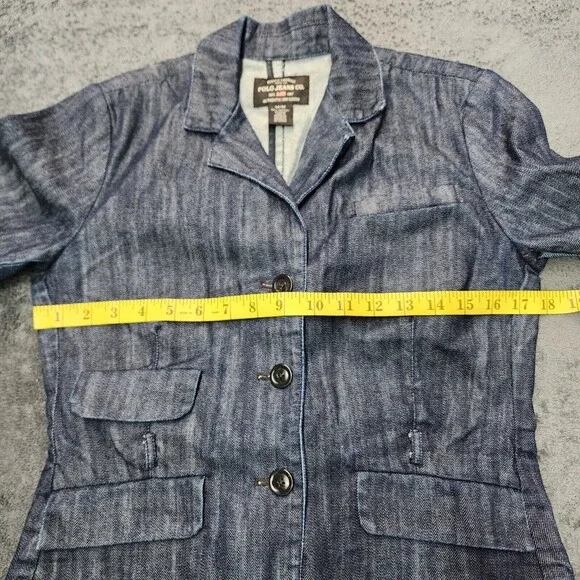 Ralph Lauren Polo Jeans Company Women's Denim Jacket Size M - Picture 7 of 10